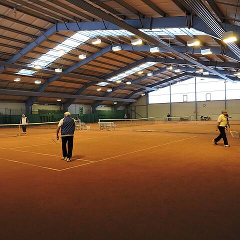 Tennis Suedkaernten Hotel Mori Tennishalle Spiel c HotelMori