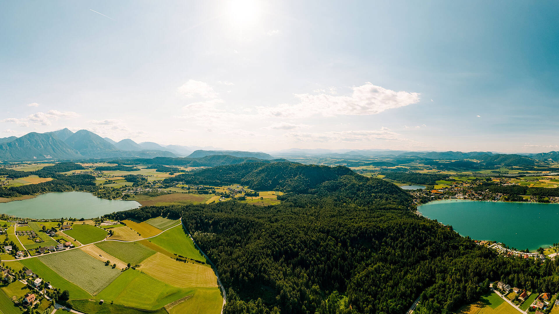 Region Klopeiner See Südkaernten Luftaufnahme