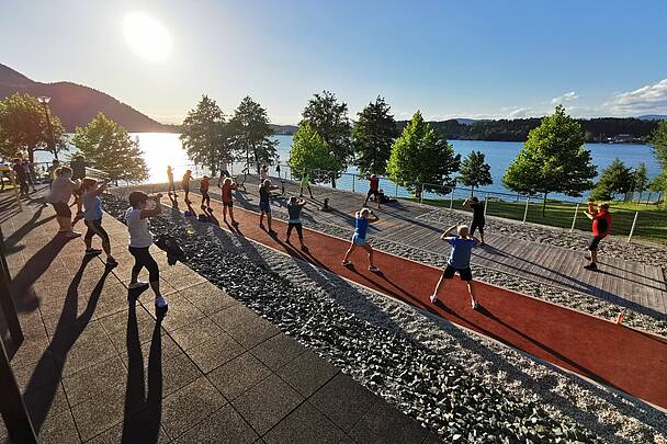 Fitness Beach Klopeiner See c Karlhofer