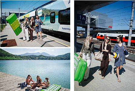 Co-Branded Kampagne: ÖBB, Kärnten Werbung + Tourismusregion Klopeiner See - Südkärnten Lavanttal
