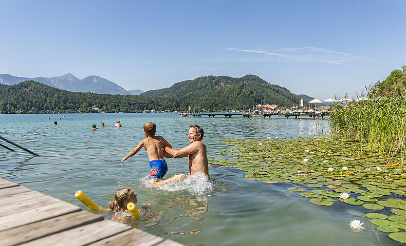 Baden Familie Klopeiner See Suedkaernten c FranzGerdl 44 