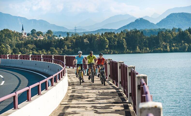 Drau Stausee E Bike Rad Kaernten2018 041 c Uwe Geissler Kaernten Werbung