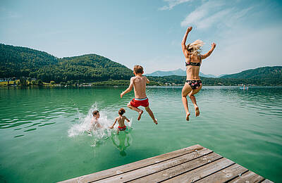 Baden Familie Klopeiner See Suedkaernten c MartinHofmann 1 