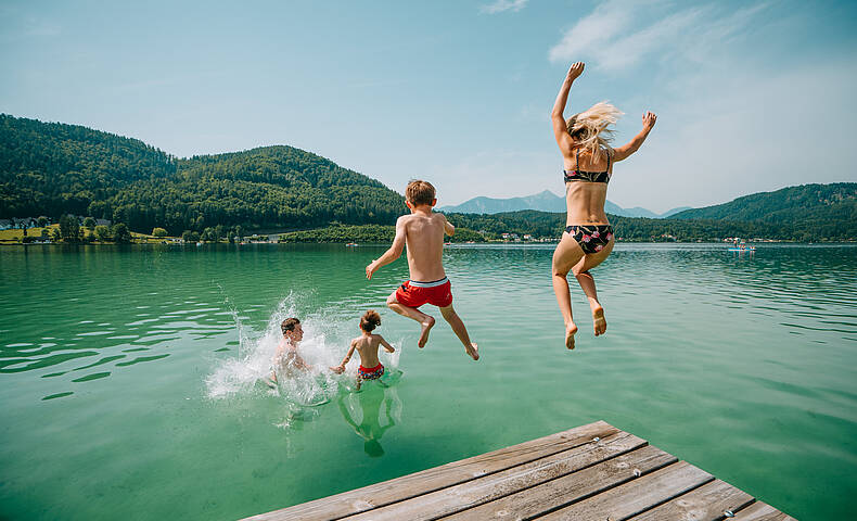 Baden Familie Klopeiner See Suedkaernten c MartinHofmann 1 