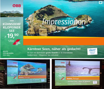 Infoscreens U-Bahnen Wien